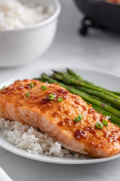 Maple Soy Glazed Baked Salmon - To Simply Inspire