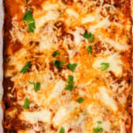 baked ziti in a 9x13 baking dish