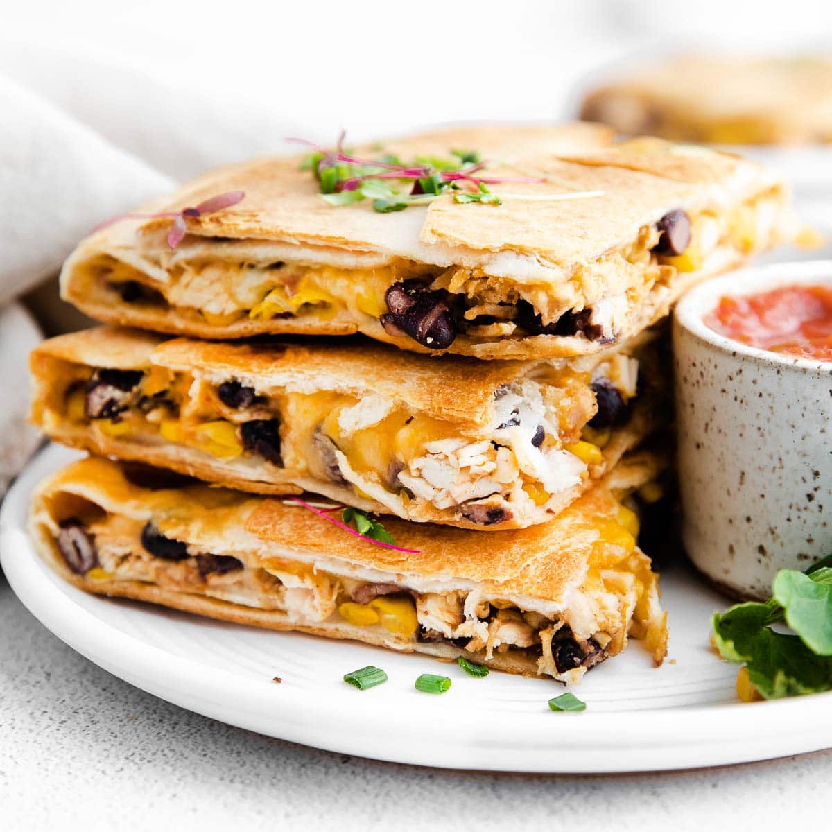 Sheet Pan Quesadillas - To Simply Inspire