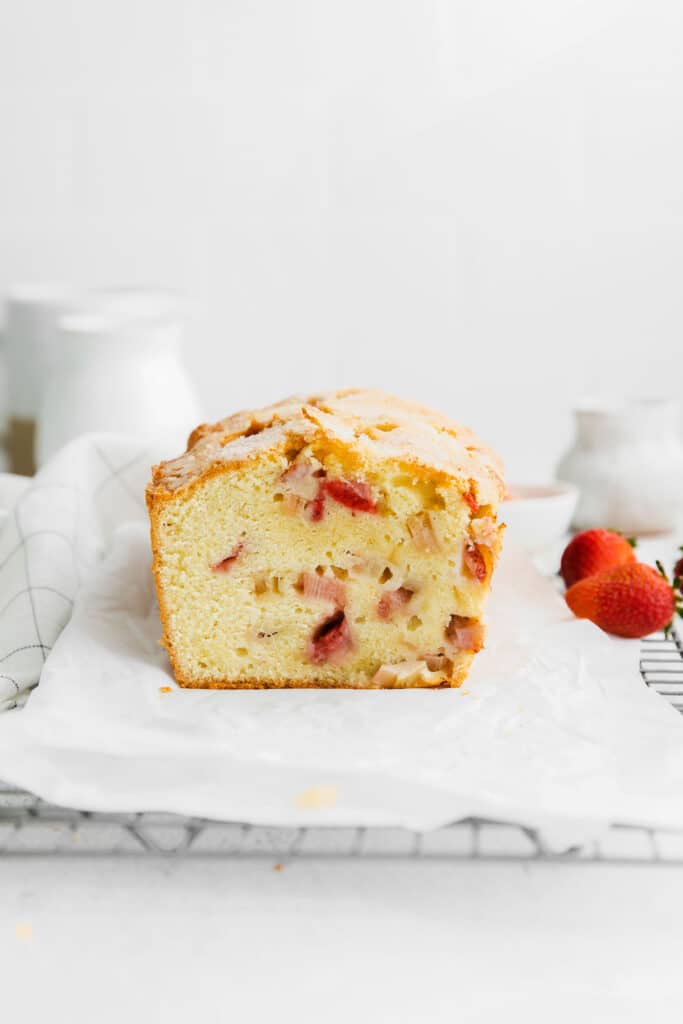 Strawberry Rhubarb Pound Cake - To Simply Inspire