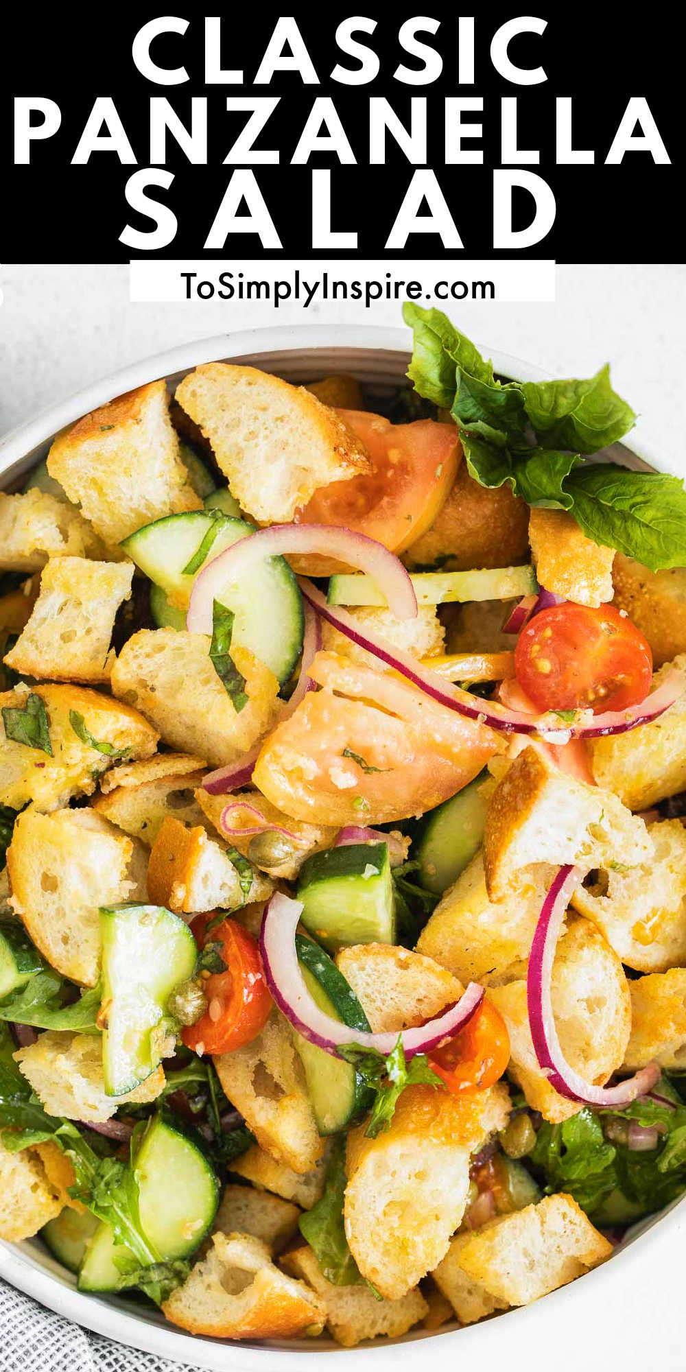 Easy Panzanella Salad - To Simply Inspire