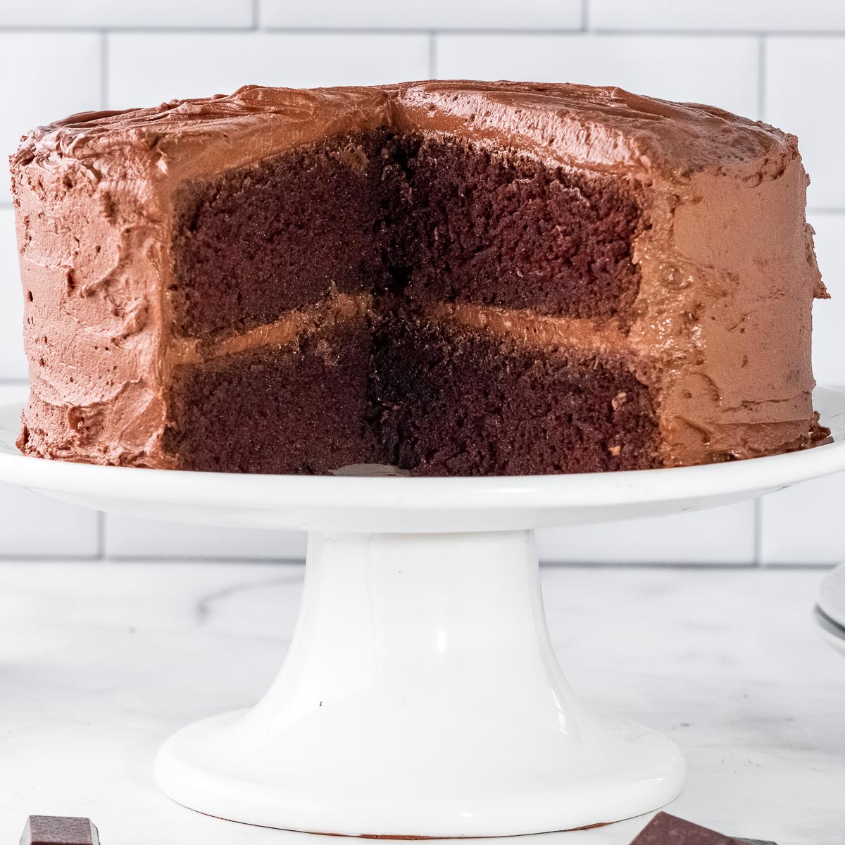 Best Easy Chocolate Fudge Cake - To Simply Inspire