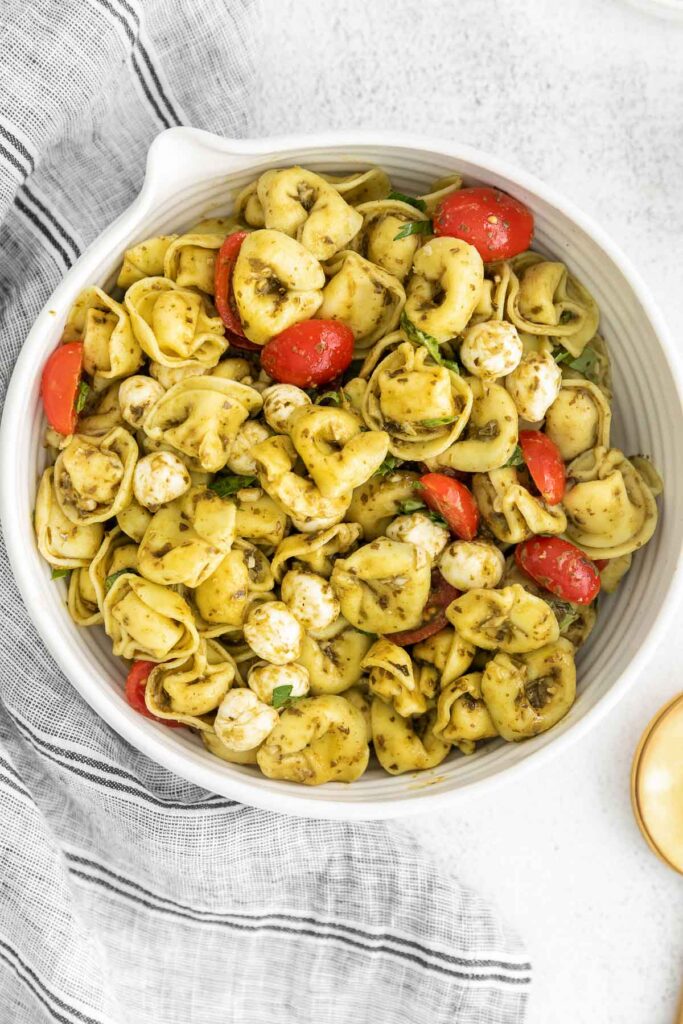 tortellini pesto pasta salad