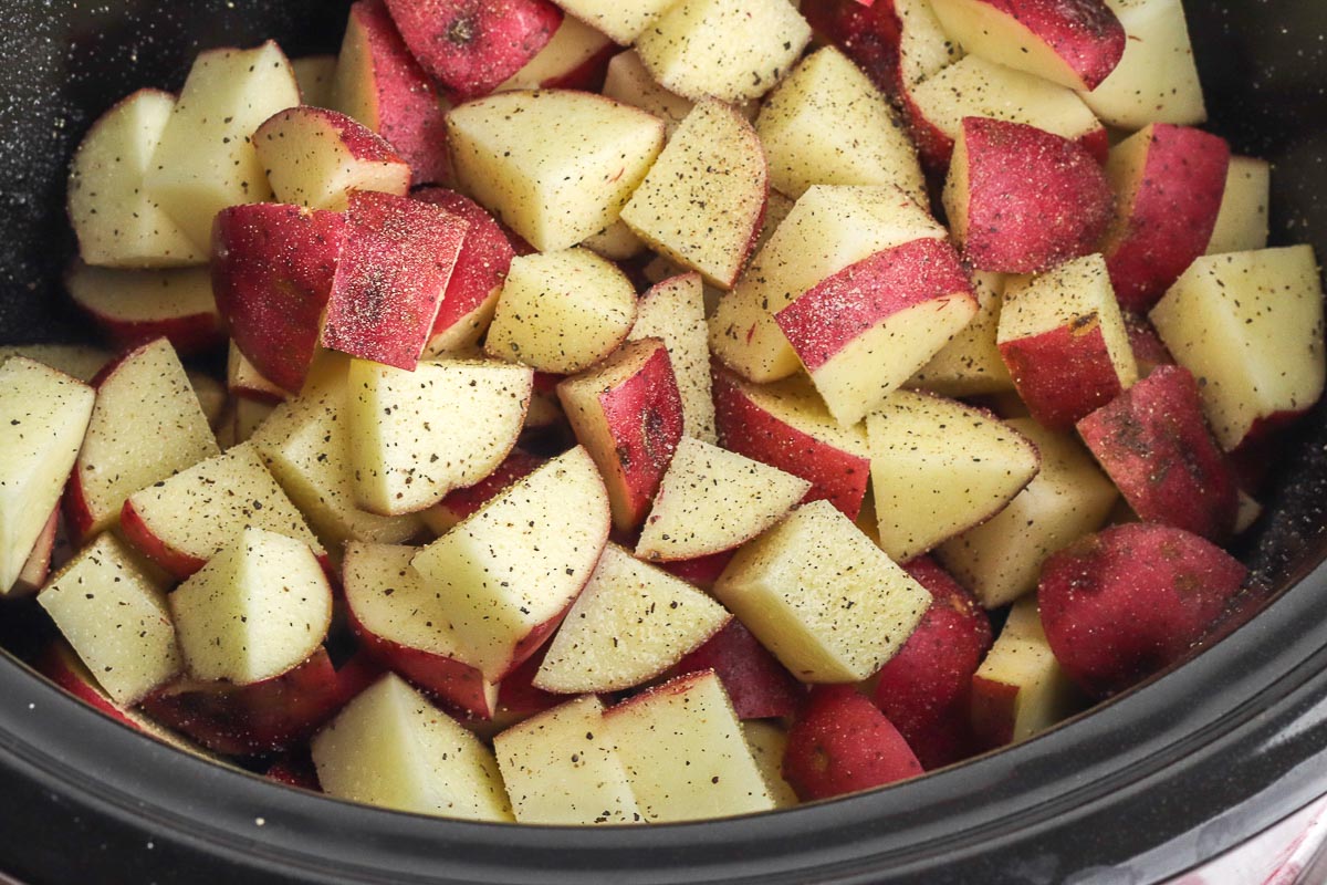 Red Potatoes In Crock Pot, Slow Cooker Potatoes