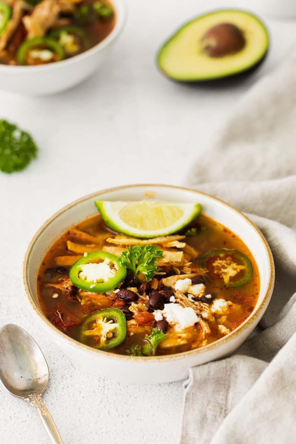 Instant Pot Chicken Tortilla Soup - To Simply Inspire