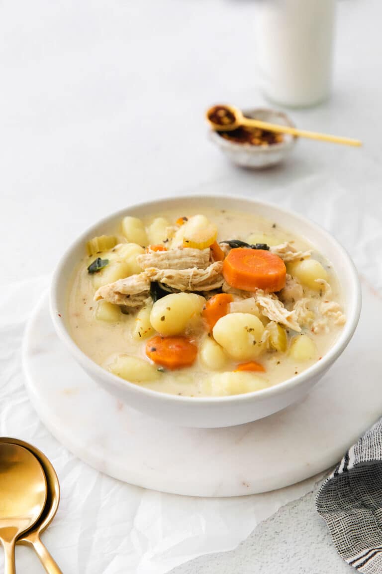 Easy Slow Cooker Chicken Gnocchi Soup To Simply Inspire
