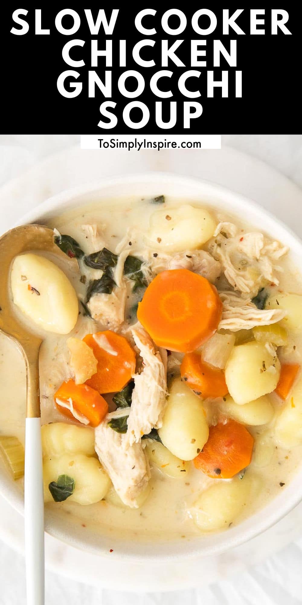 Easy Slow Cooker Chicken Gnocchi Soup To Simply Inspire