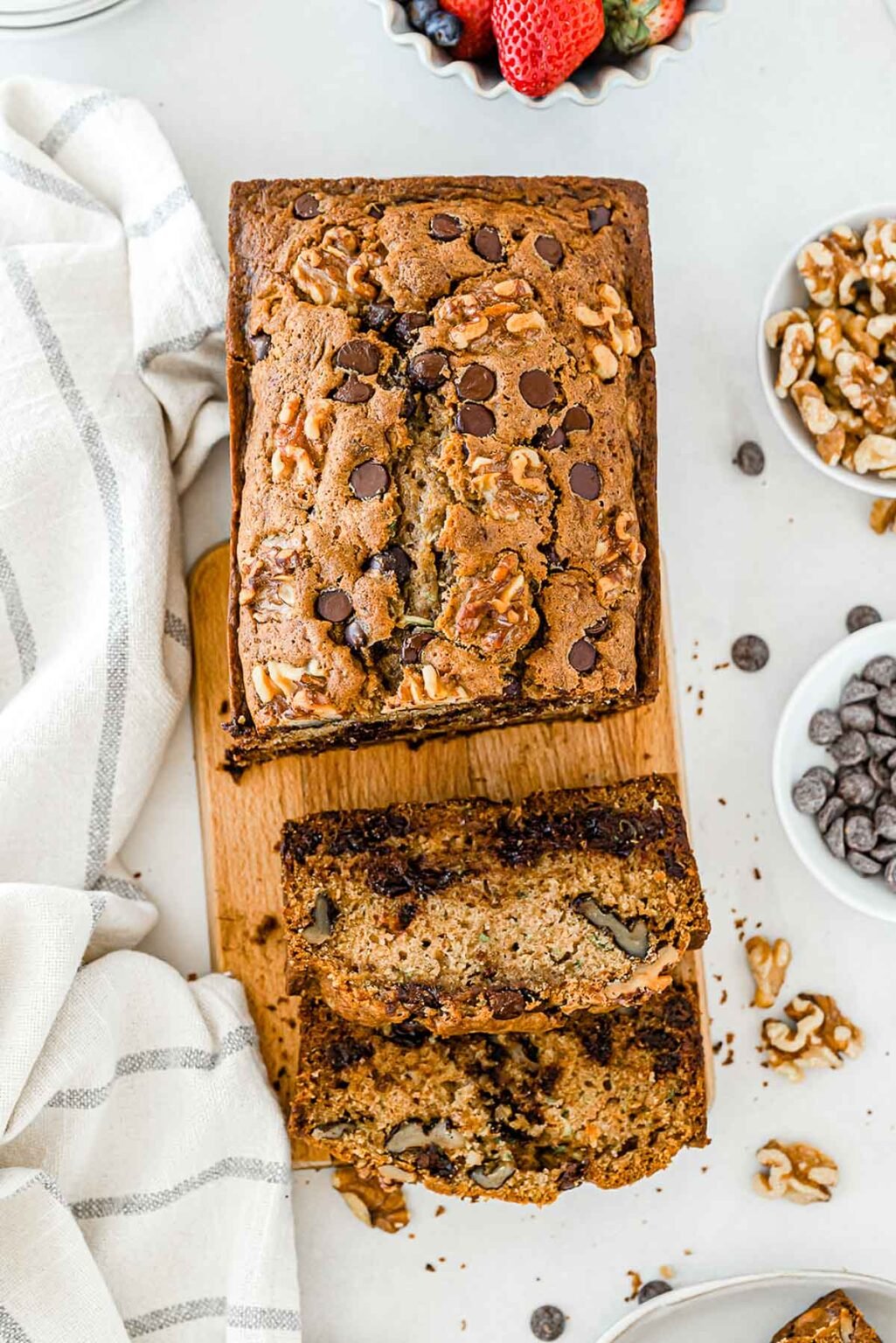 Chocolate Chip Zucchini Bread - To Simply Inspire