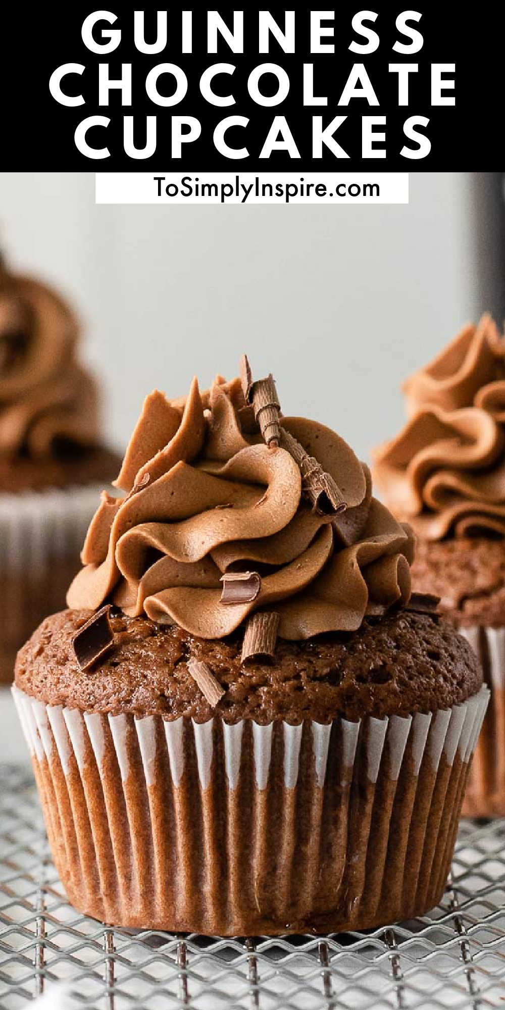 Best Guinness Chocolate Cupcakes - To Simply Inspire