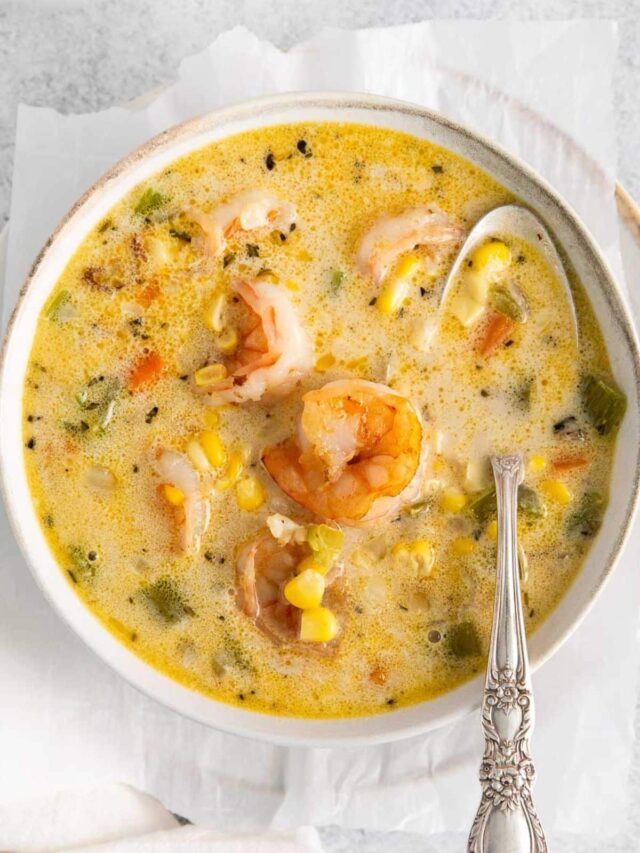 Shrimp Corn Chowder With Potatoes