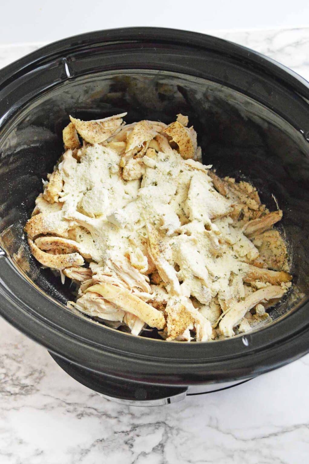 Easy Crock Pot Buffalo Chicken Mac and Cheese To Simply Inspire