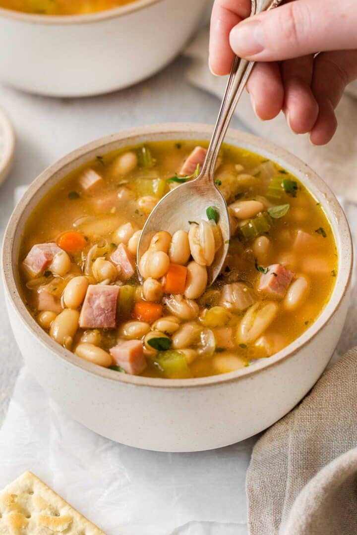 White Bean and Ham Soup - To Simply Inspire