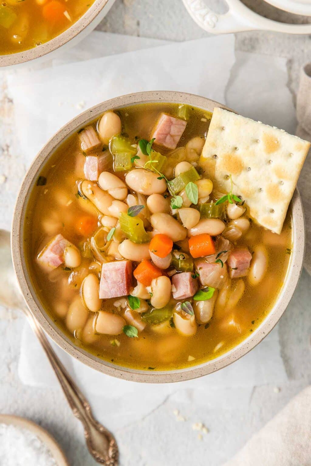 White Bean and Ham Soup - To Simply Inspire