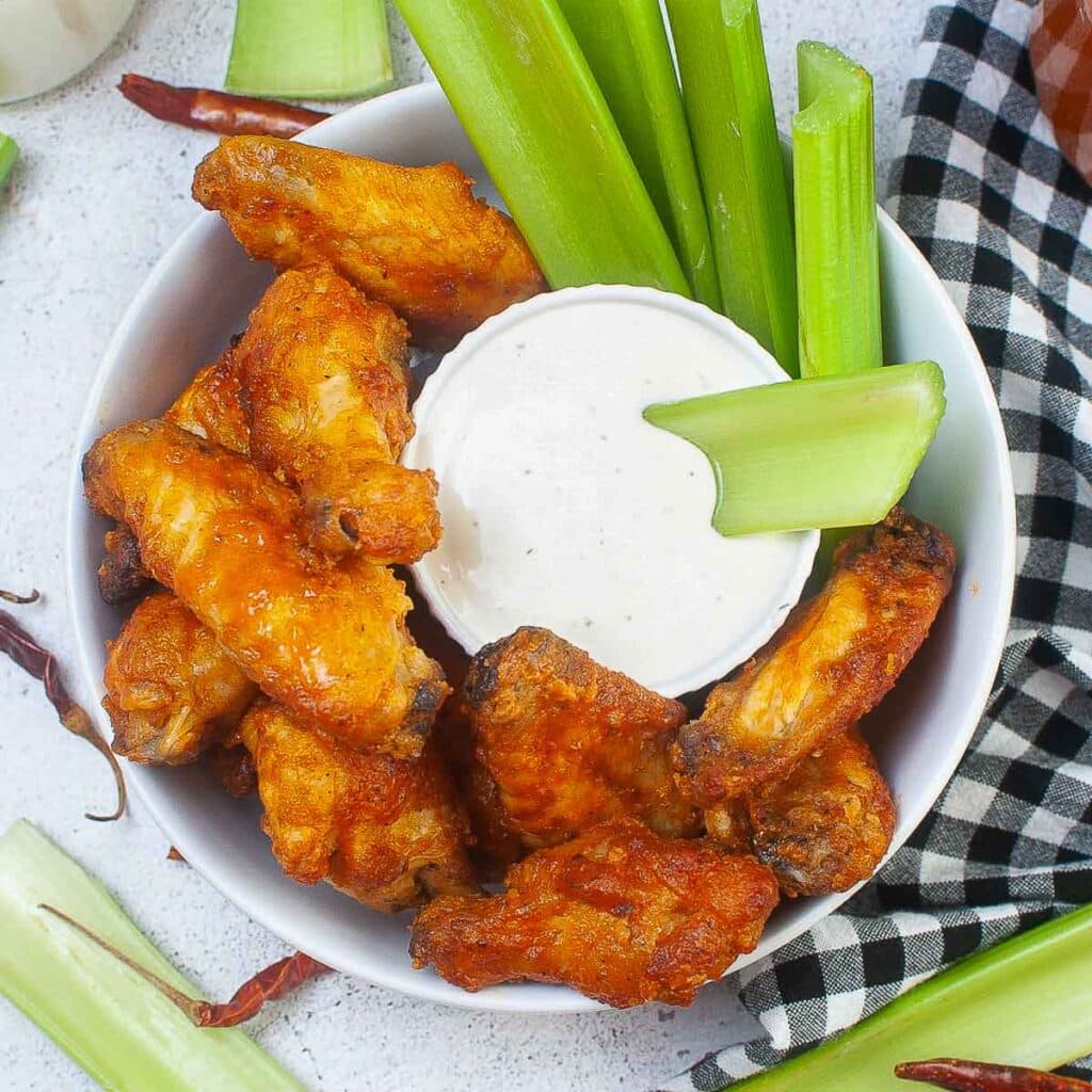 Air Fryer Buffalo Wings - To Simply Inspire