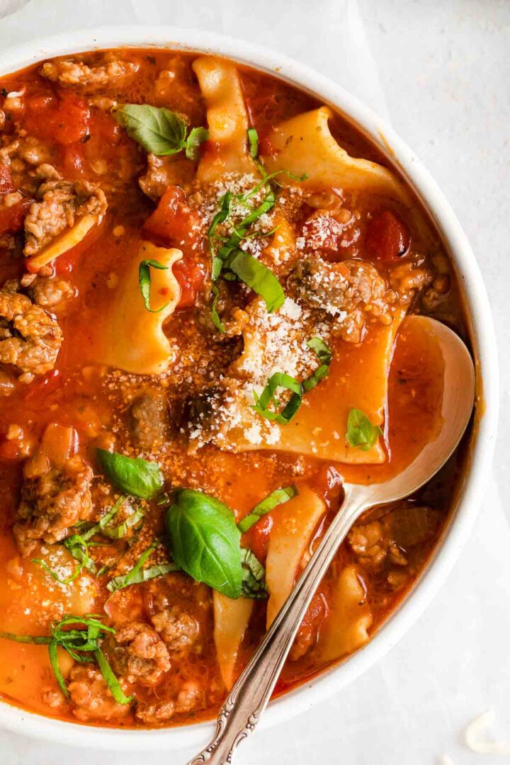 Lasagna Soup - To Simply Inspire