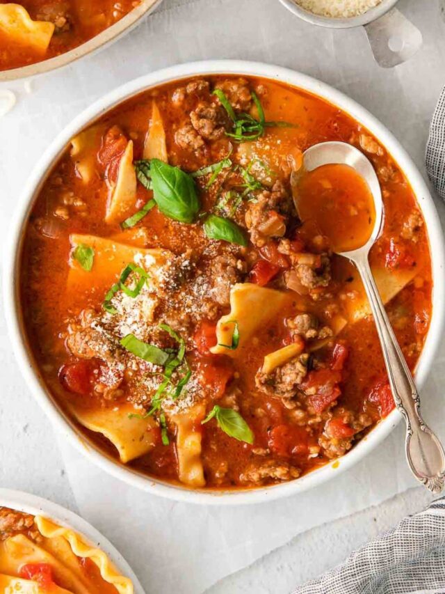 Lasagna Soup Recipe - To Simply Inspire