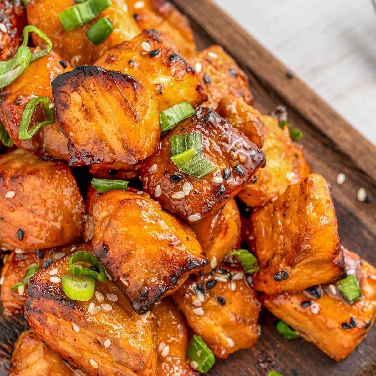Air Fryer Salmon Bites