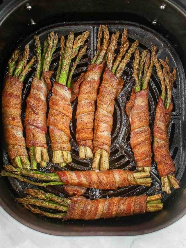 Air Fryer Bacon Wrapped Asparagus Recipe To Simply Inspire