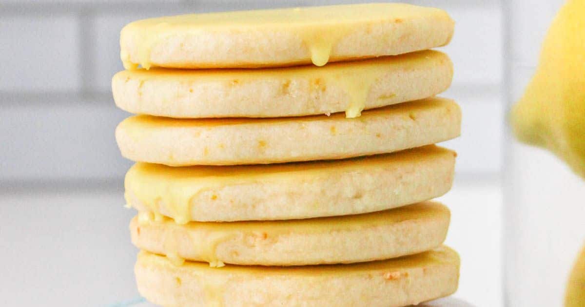 Lemon Shortbread Cookies