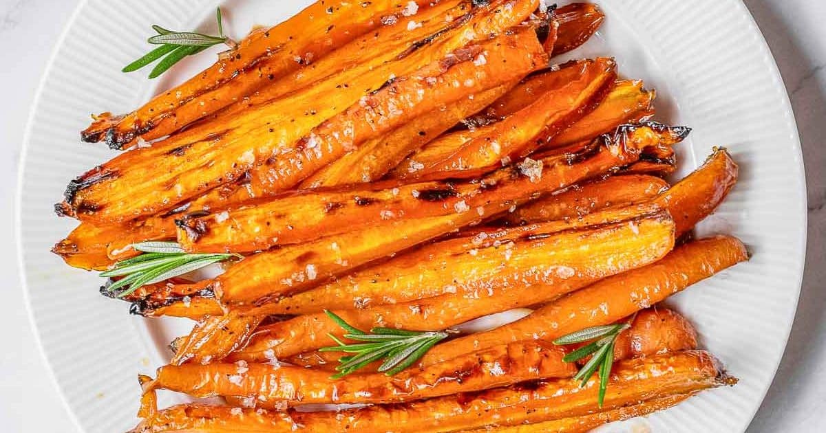 Maple Glazed Carrots [www.tosimplyinspire.com]