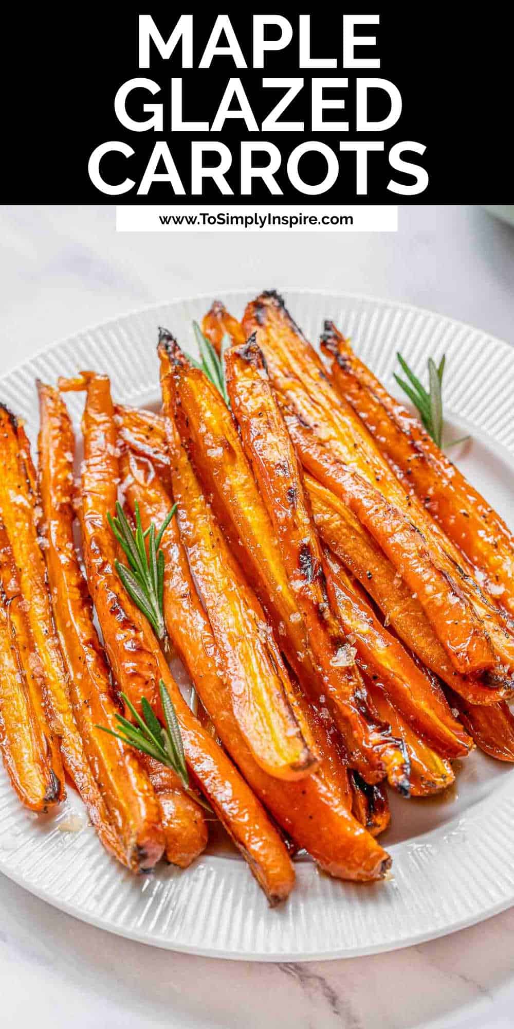 Easy Maple Glazed Carrots - To Simply Inspire