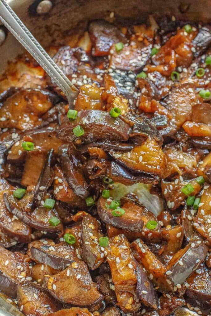 Best Chinese Eggplant with Soy Garlic Sauce - To Simply Inspire