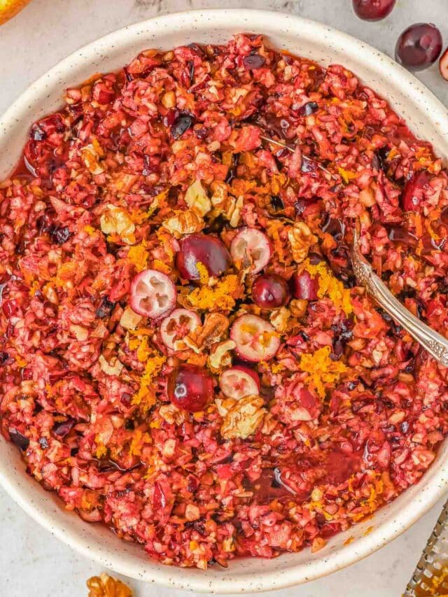 Cranberry Orange Relish Recipe