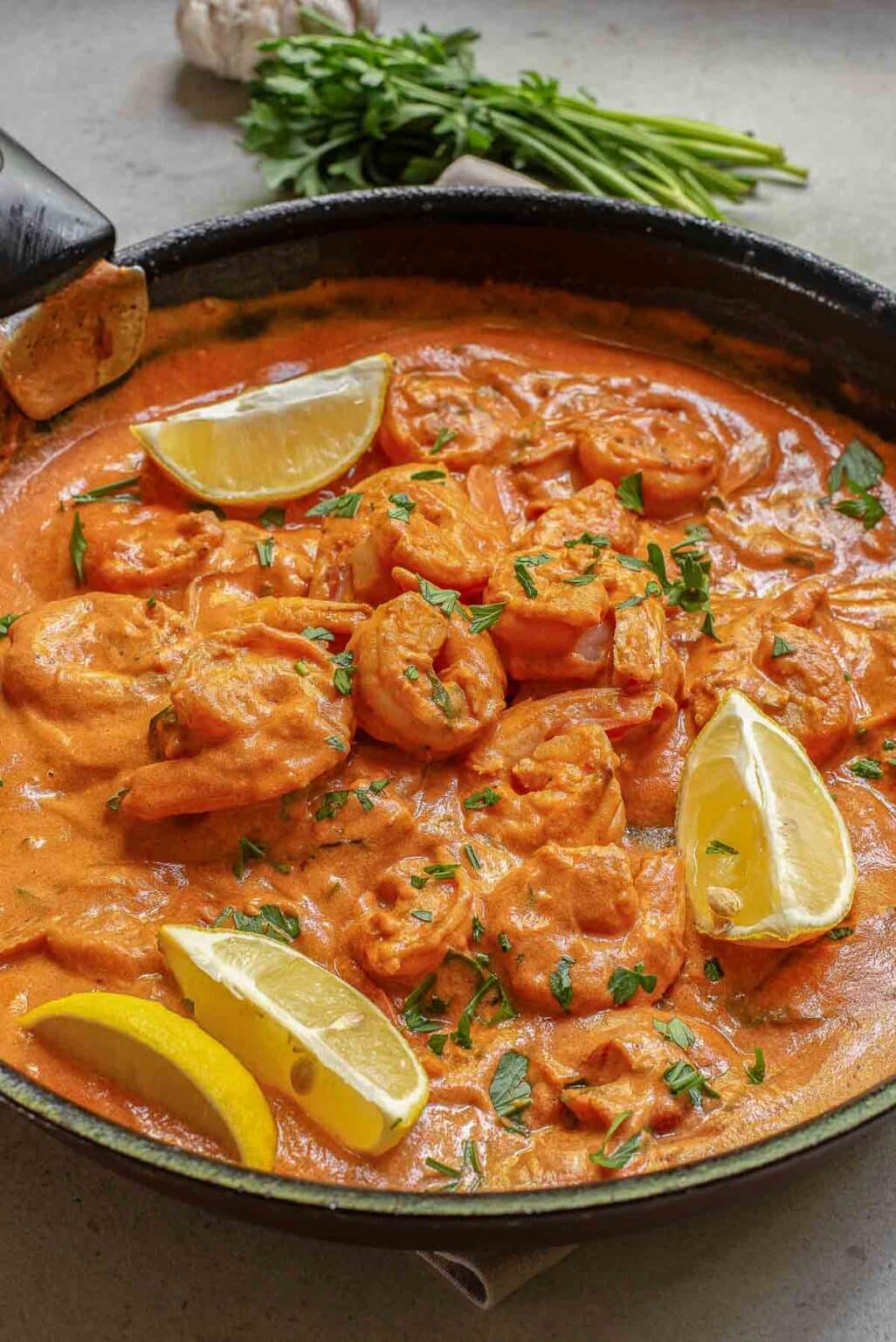 Creamy Garlic Shrimp - To Simply Inspire